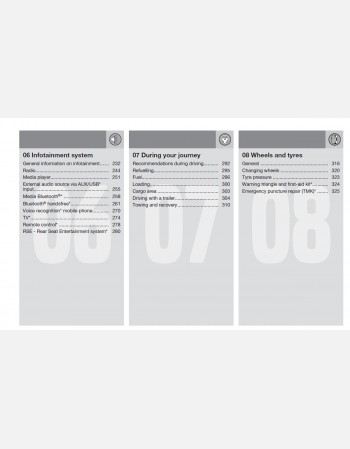 2013 volvo s80 owners manual lhd&rhd